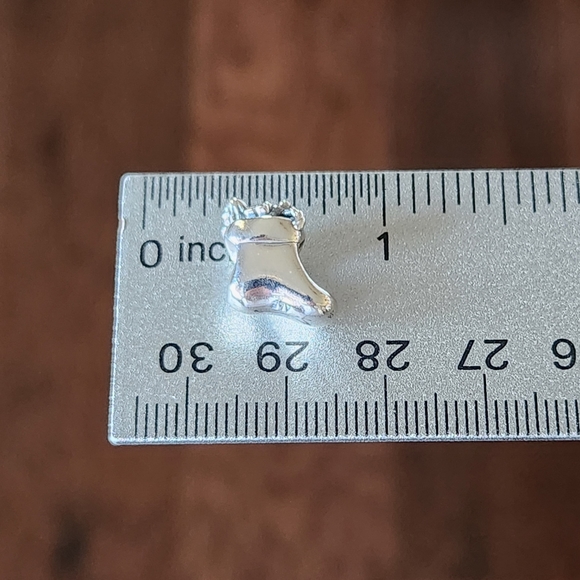 PANDORA Santa's Christmas Stocking with Ribbon Bracelet Charm/Bead 925 Sterling - Picture 6 of 9